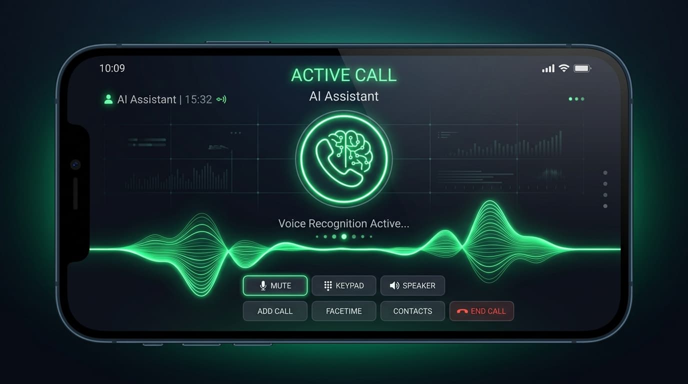 AI voice receptionist answering calls