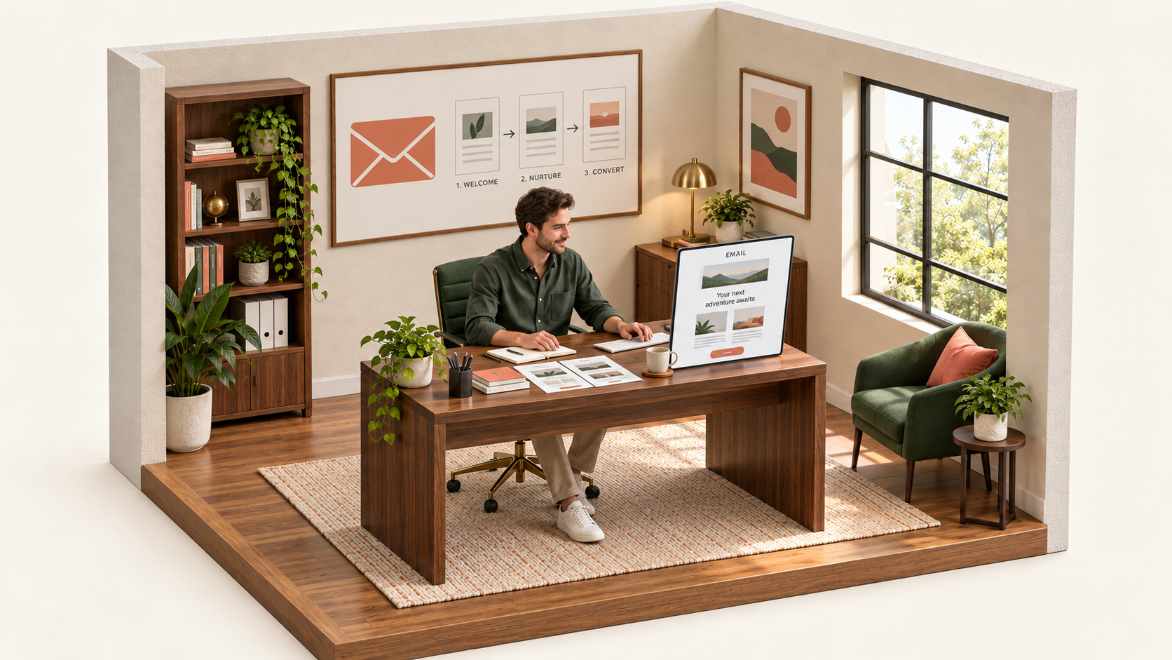 Illustrative Email Campaigns department